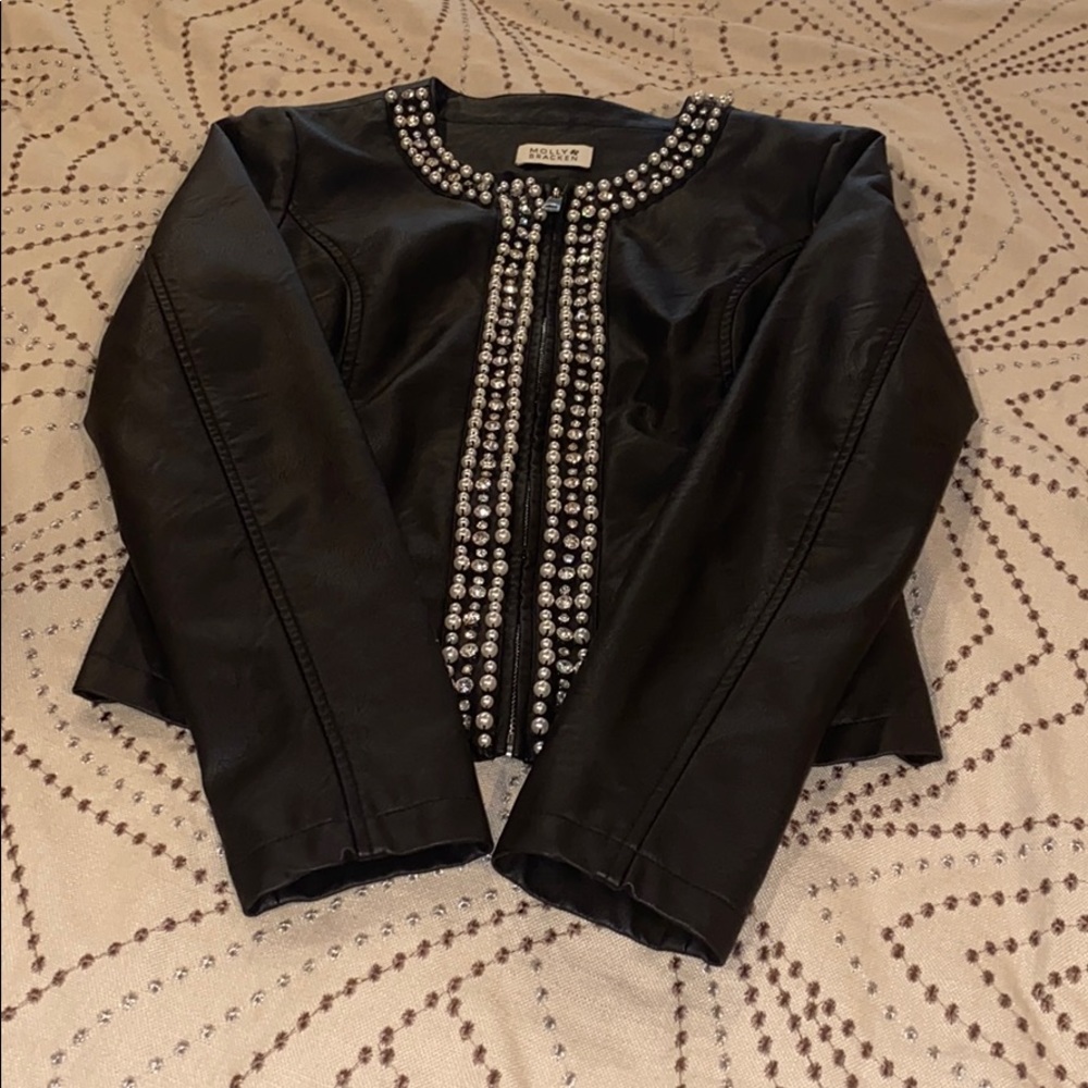 Vegan leather jacket